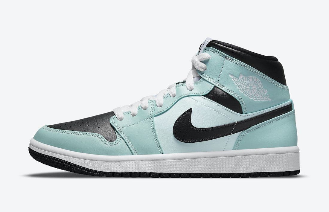 Air Jordan 1 Mid Aqua Blue Tint