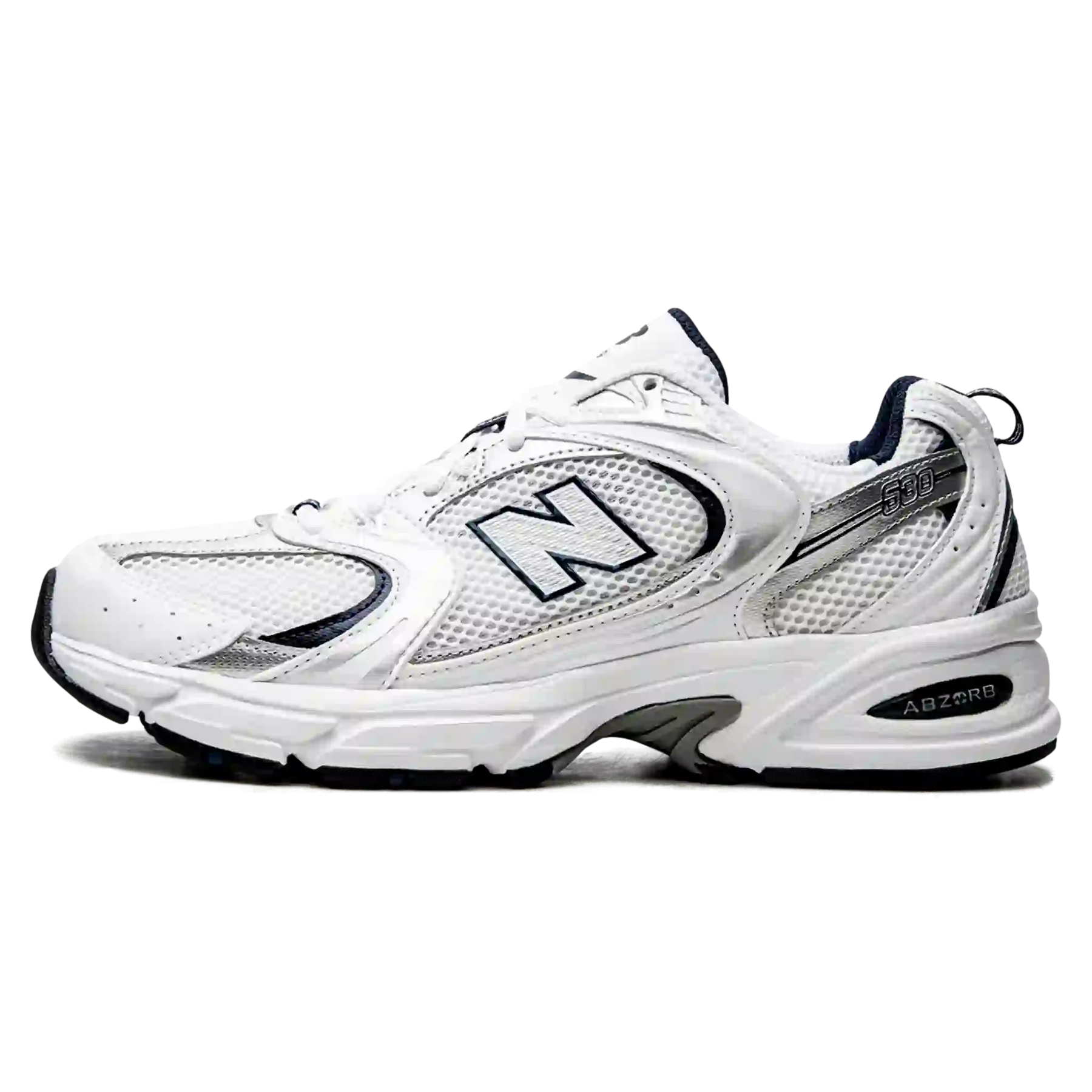 Tênis New Balance 530 "White Silver Navy" Prata / Azul