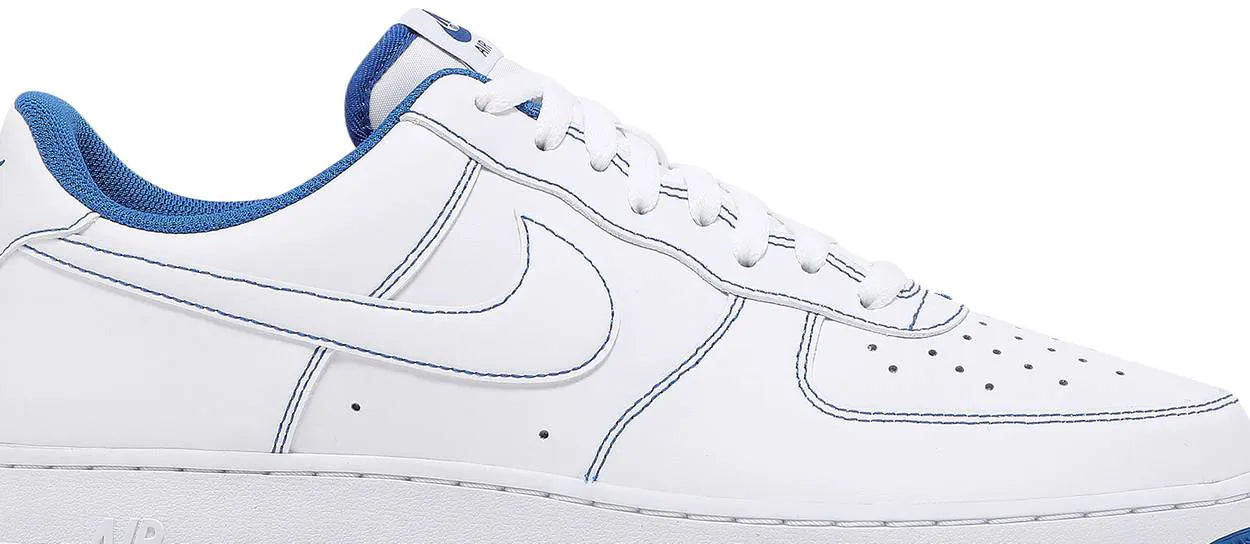 Air Force 1 '07 Contrast Stitch - White Game Royal