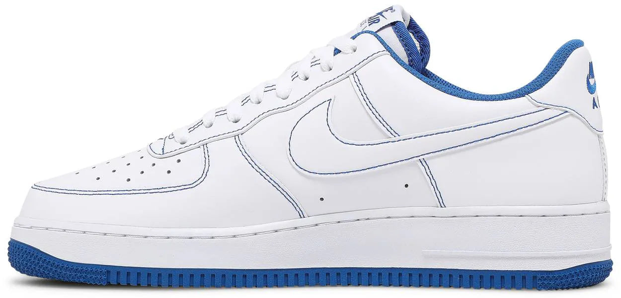 Air Force 1 '07 Contrast Stitch - White Game Royal