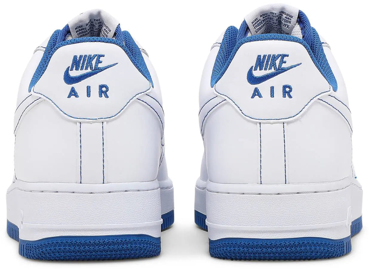 Air Force 1 '07 Contrast Stitch - White Game Royal