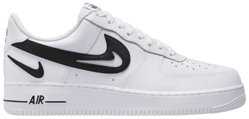 Air Force 1 '07 Cut Out Swoosh - White Black