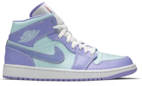 Air Jordan 1 Mid "Aqua Purple"