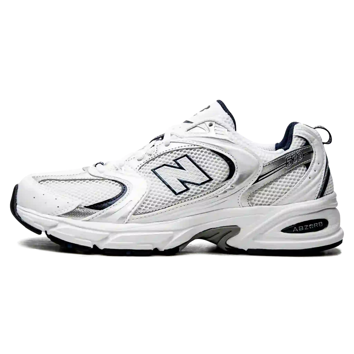 Tênis New Balance 530 "White Silver Navy" Prata / Azul