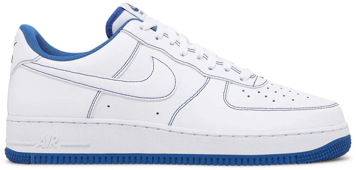 Air Force 1 '07 Contrast Stitch - White Game Royal