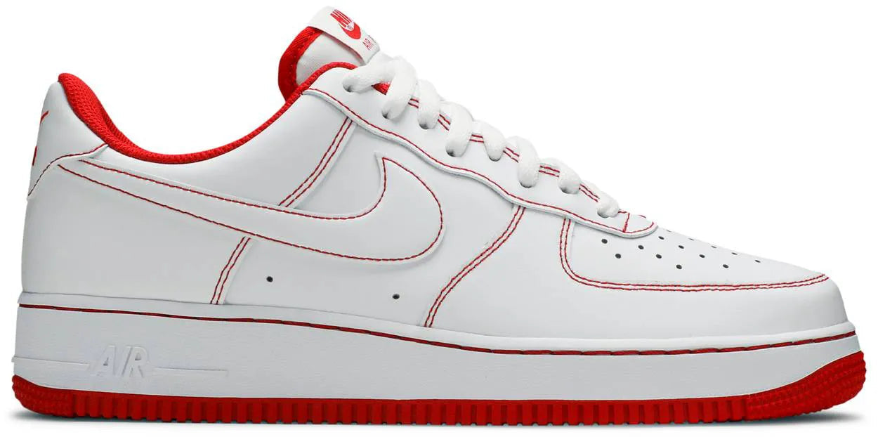 Air Force 1 '07 Contrast Stitch - White University Red
