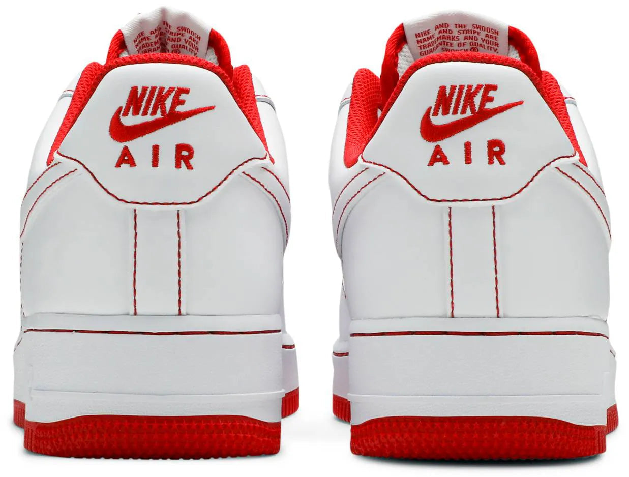 Air Force 1 '07 Contrast Stitch - White University Red
