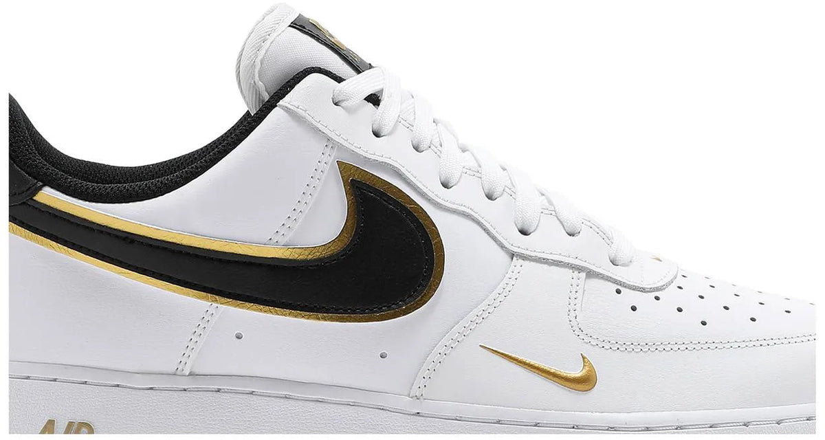 Air Force 1 '07 LV8 Metallic Swoosh Pack - White Metallic Gold