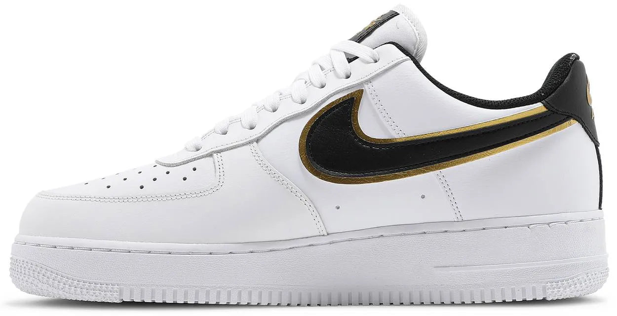 Air Force 1 '07 LV8 Metallic Swoosh Pack - White Metallic Gold